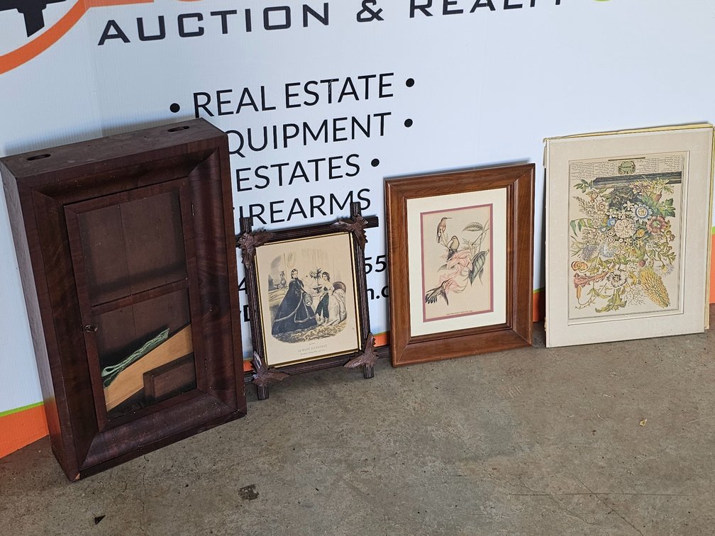 Assorted Clock Case - Prints - Art - 4 +/- Pieces Included 