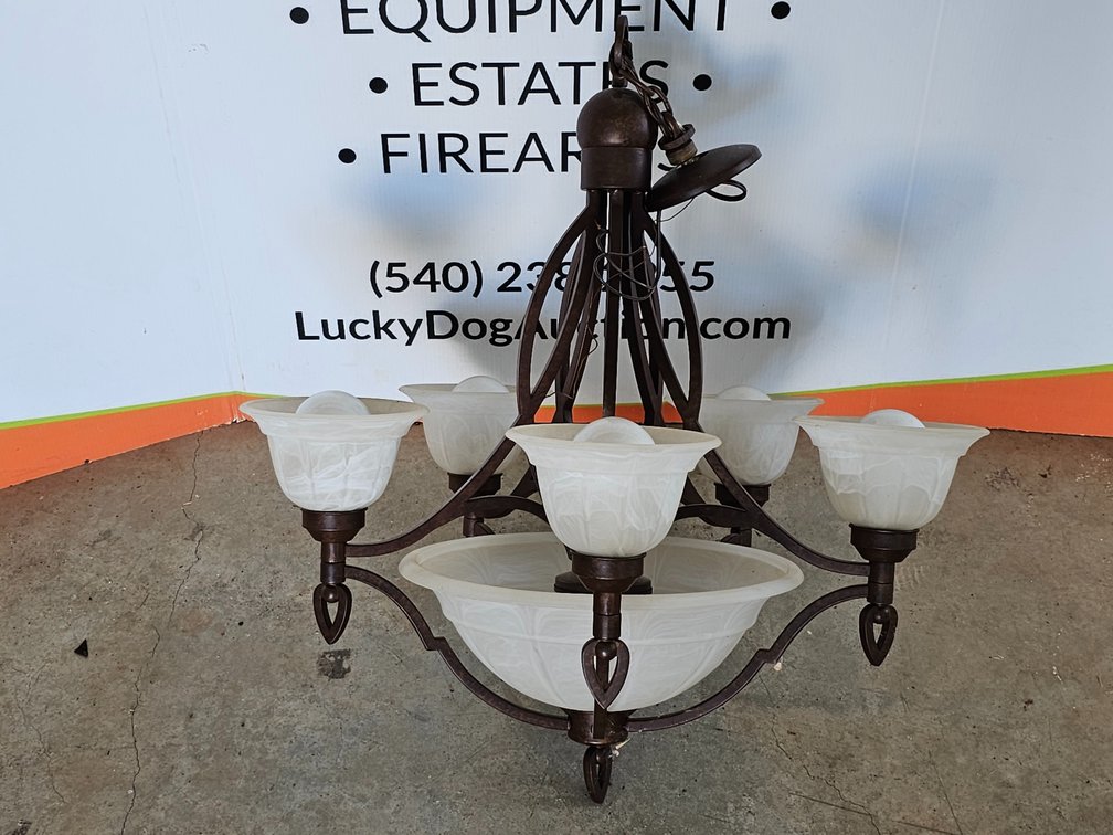 Chandelier - Measures 27" Tall 