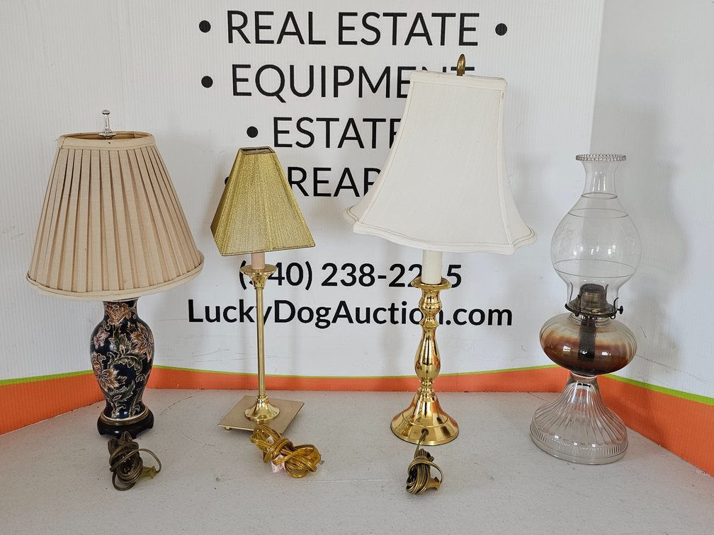 Lamps - Group of 4 - Tallest is 23" - 4 Lamps Included 