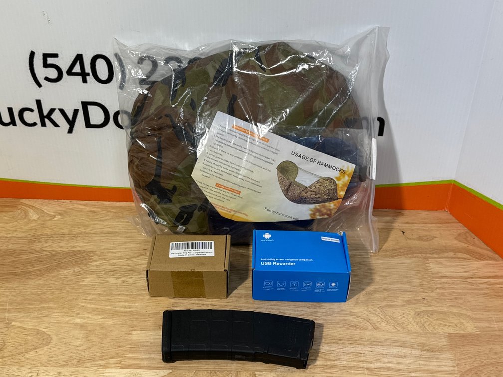 Camo Hammock - Perimeter Trip Alarm - Android Dash Cam - 30rd Pmag