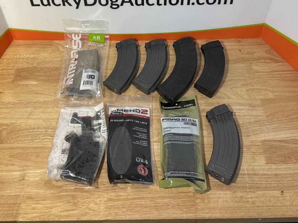 Assorted Magazines - Pmag - Amend2 - Tapco - Metal Mags - (9) in Total
