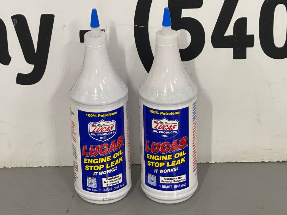 (2) Lucas Engine Oil Stop Leak - 1 Quart Each