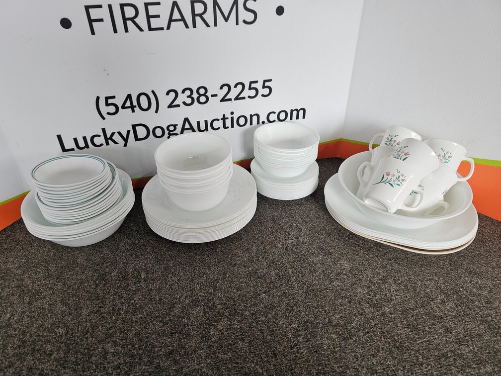 Corelle Dinnerware - 70 +/- Pieces 