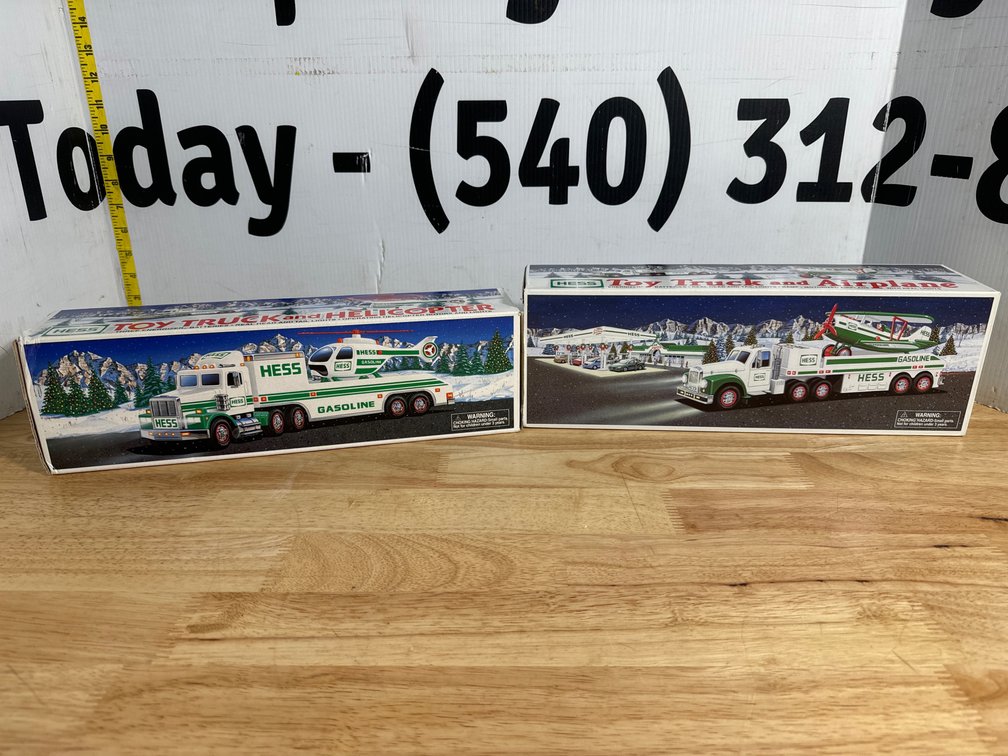 Hess Toy Truck and Airplane - Hess Toy Truck and Helicopter 