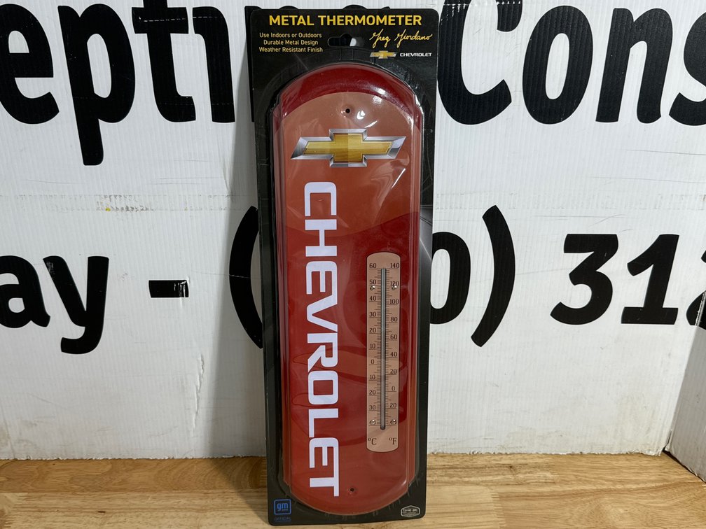 Chevrolet Metal Thermometer 