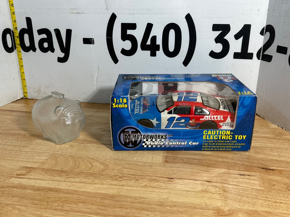 Motorworks RC Car - Glass Piggy Bank 