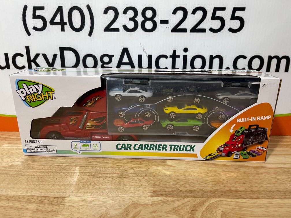 Play Right - 12 Piece Set Car Carrier Truck