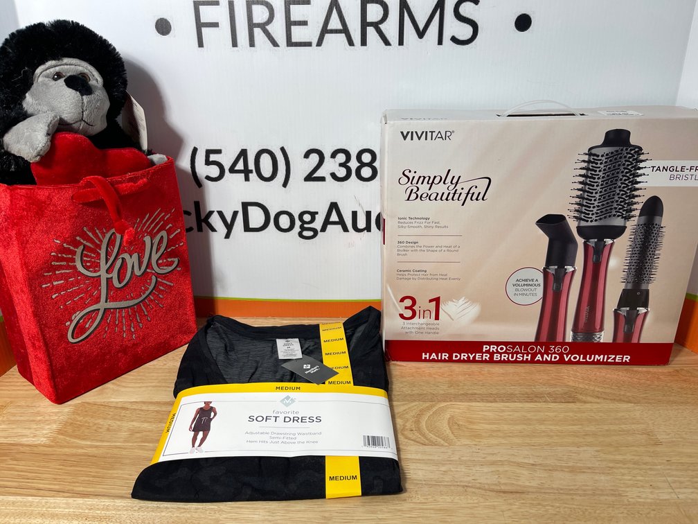 Simply Beautiful 3in1 ProSalon360 Hair Dryer Brush and Volumizer - Soft Dress Womens Size Medium - Plush Gift