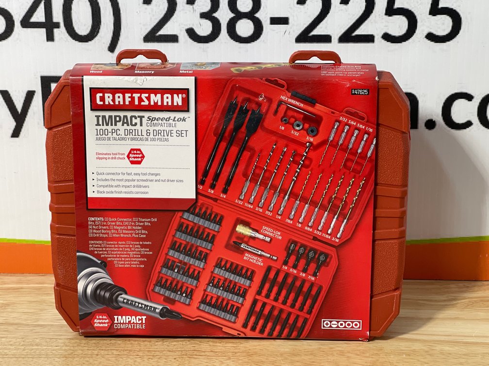 Craftsman Impact 100-PC Drill and Drive Set
