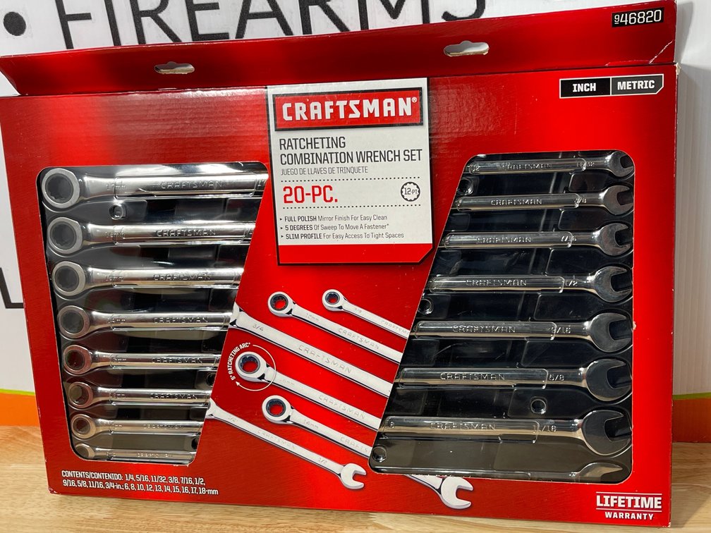 Craftsman Ratcheting Wrench Set - 20PC
