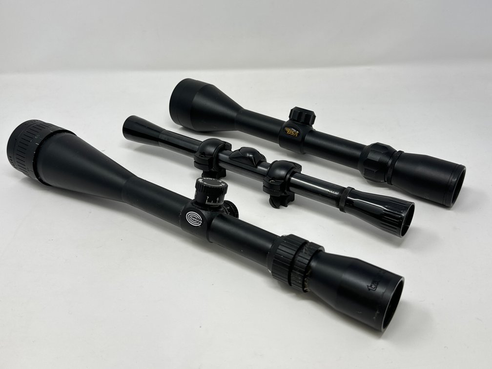 (3) Scopes - Tasco - Weaver - BSA