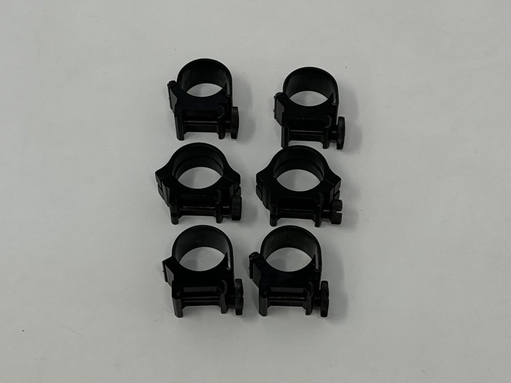 (3) Pair of 1” Scope Rings - Weaver