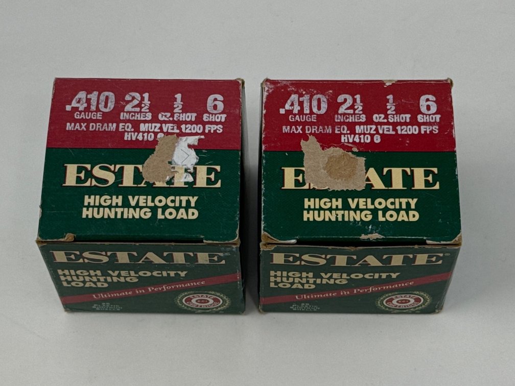 Estate 410 Ga 2.5” 6 Shot (2) boxes of 25