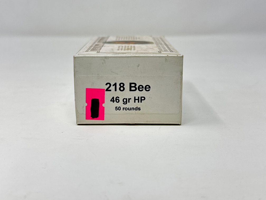 Obsolete Ammunition 218 Bee 46 Gr HP - (1) Box of 50 