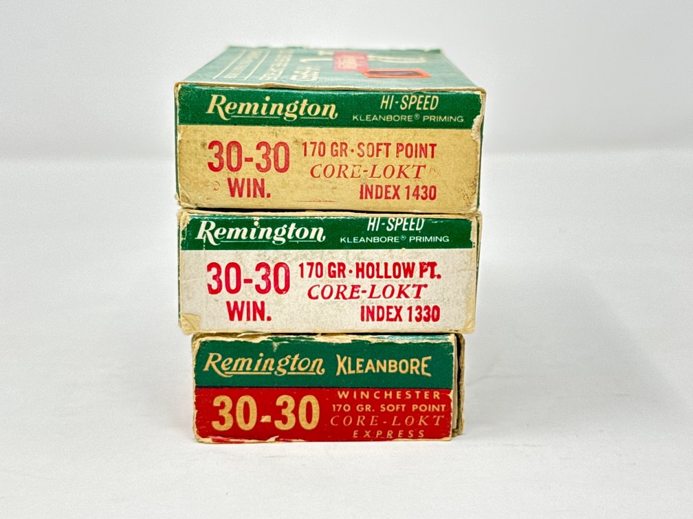 Remington Core-Lokt .30-30 Win 170 Gr HP - (3) Boxes of 20, 60rds Total