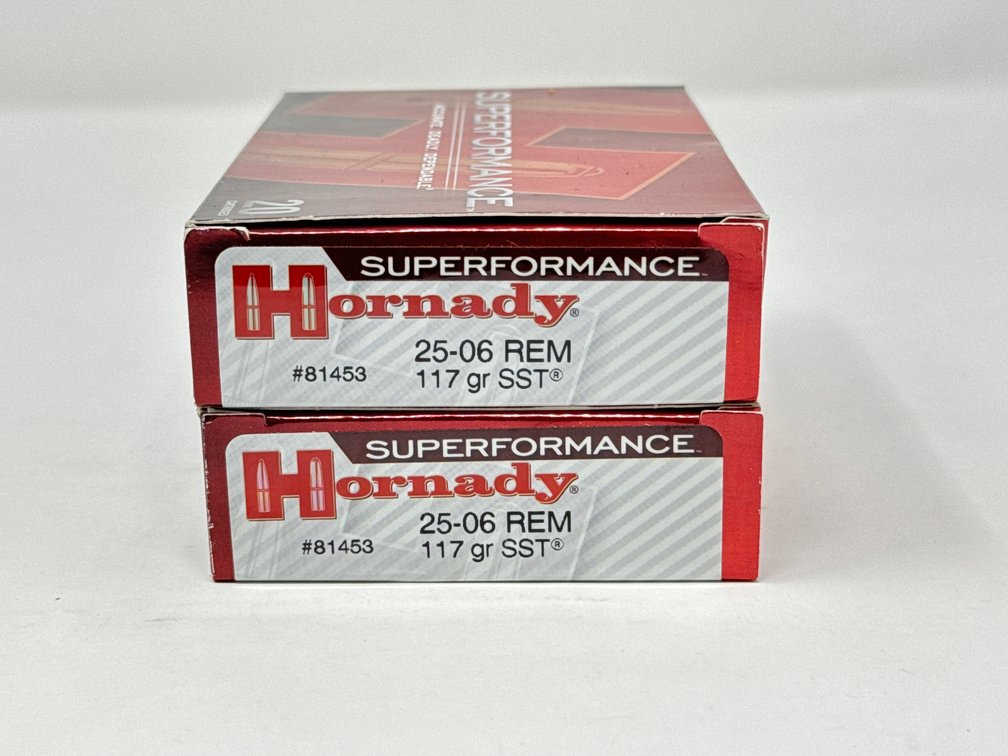 Hornady Superformance .25-06 Rem 117 Gr SST - (2) Boxes of 20, 40rds Total