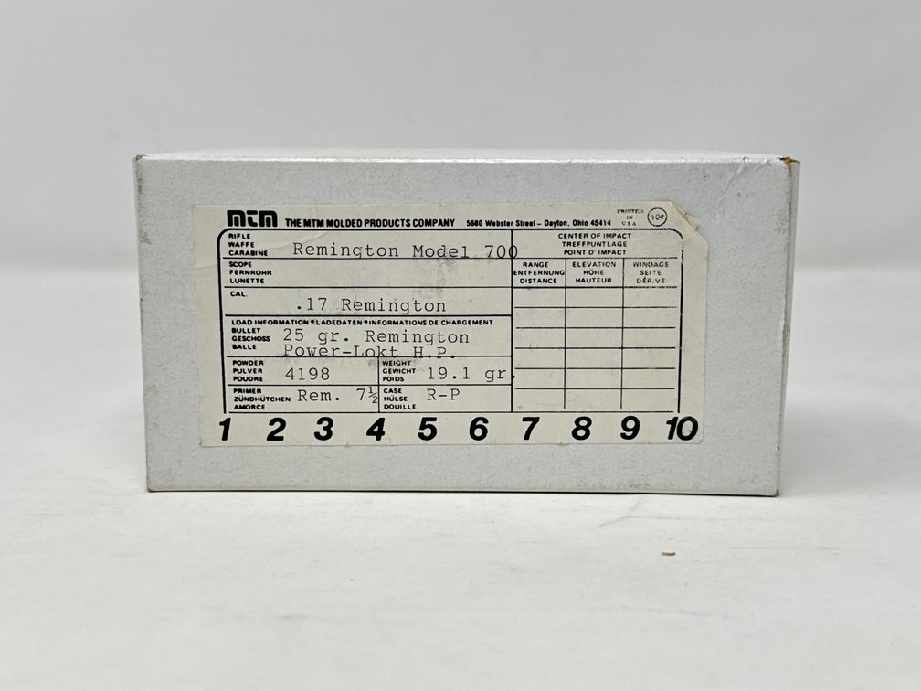 .17 Remington 25 Gr HP Reloads - Missing 12, 38 Total