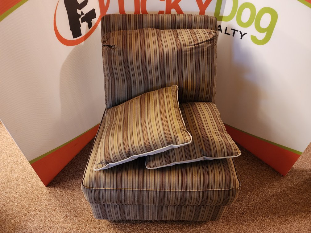 Upholstered Chair Measures 37" Tall x 30" Wide 