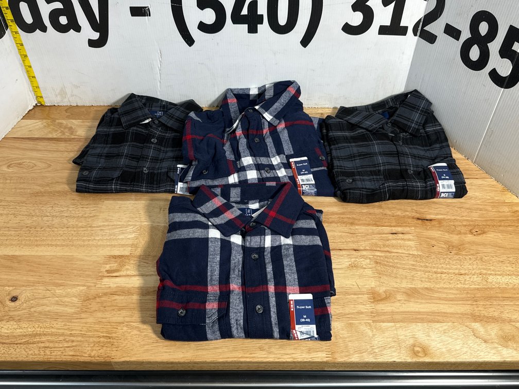(4) Dress Shirts - XS, S, M