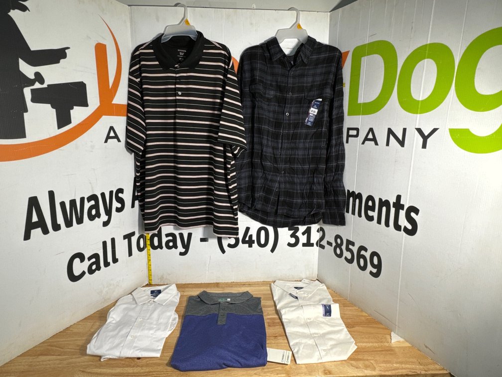 (5) Assorted Dress Shirts - 2XL