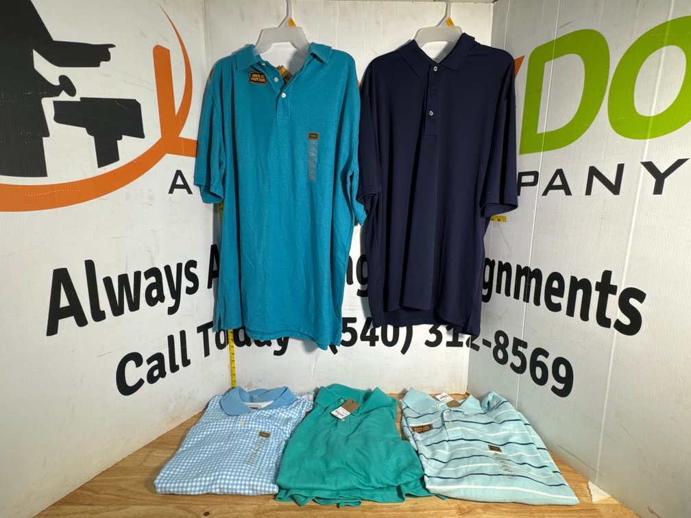 (5) Assorted Dress Shirts - 2XL, 2XLT