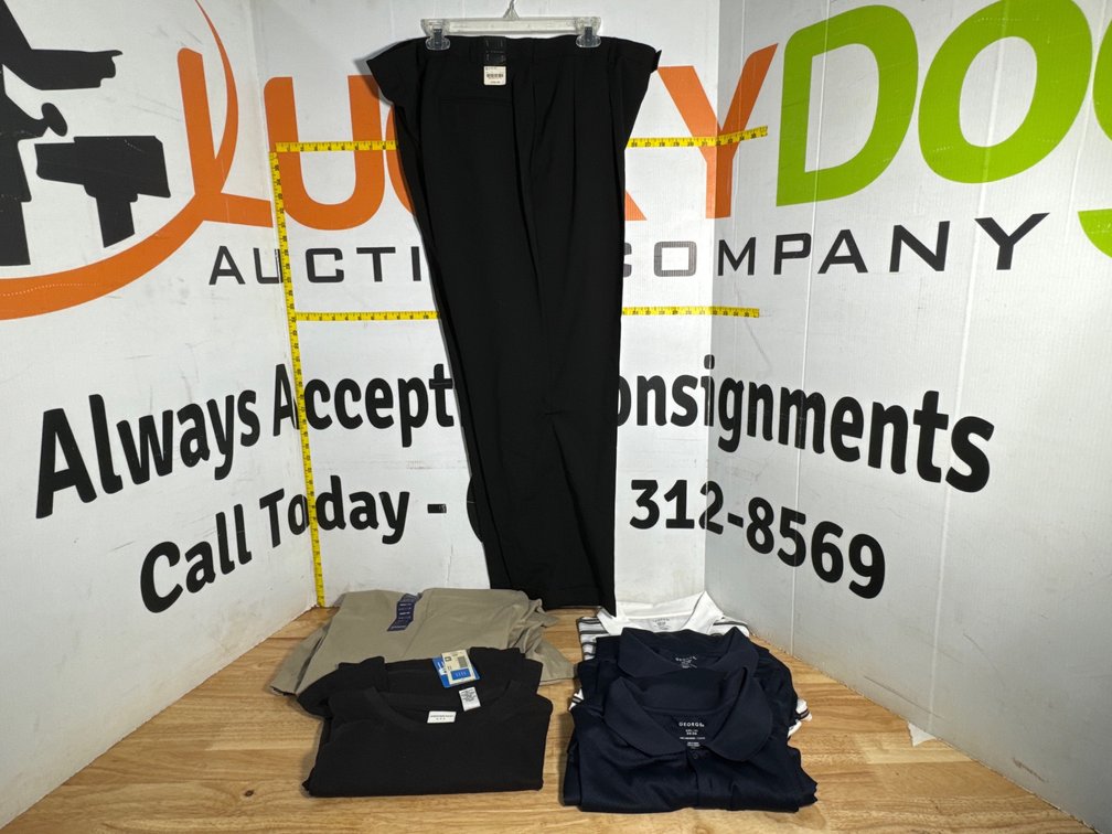Assorted Dress Pants and Shirts (6) - Pants 40x32 - Shirts 3XL