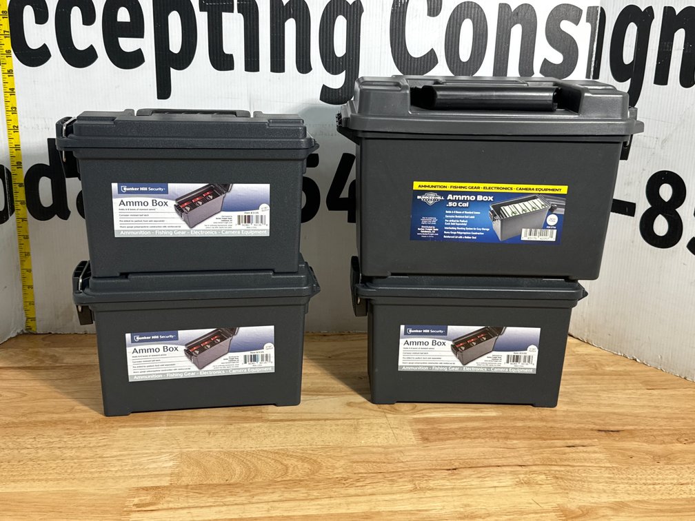 (4) Ammo Cans 