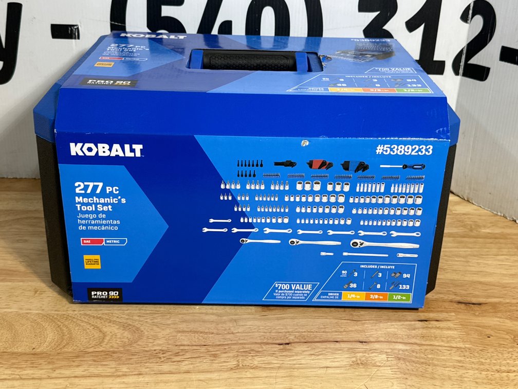 Kobalt 277 pc Mechanic’s Tool Set