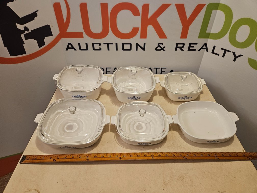 Corning Ware Casserole Dishes W/Lids (6 Included)