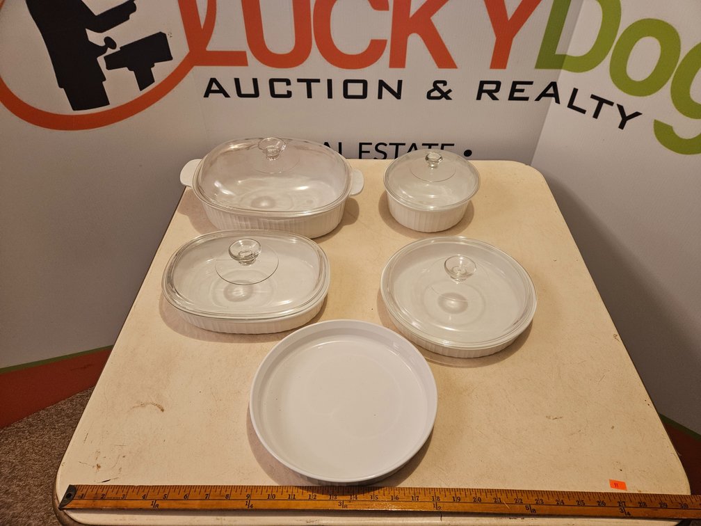 Corning Ware Casserole Dishes and More (5 Included)