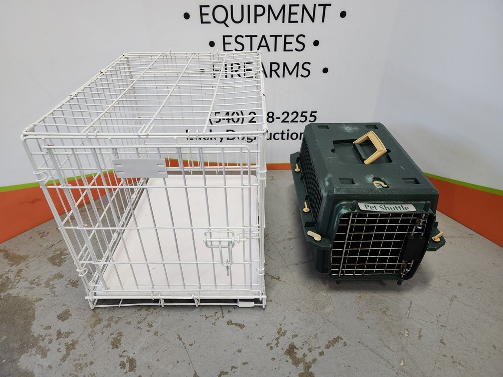 Metal Pet Crate Measures 19" Tall x 17" Wide x 24" Deep - Pet Shuttle Plastic Crate 