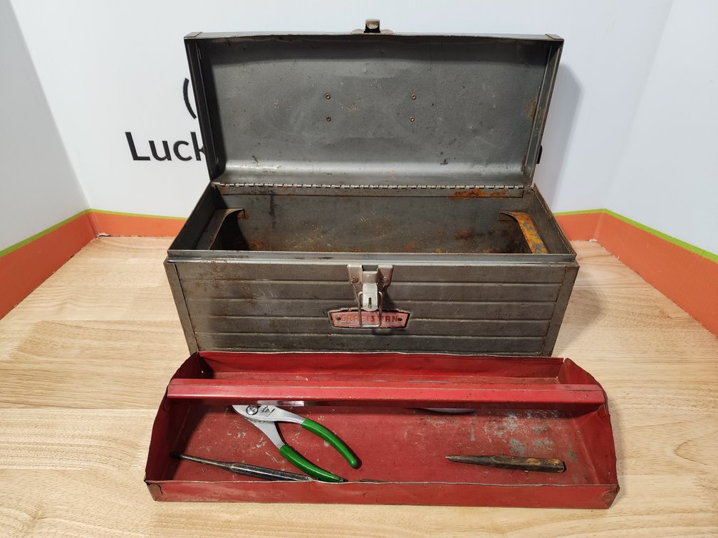 Craftsman Metal Handheld Toolbox w/ Contents 