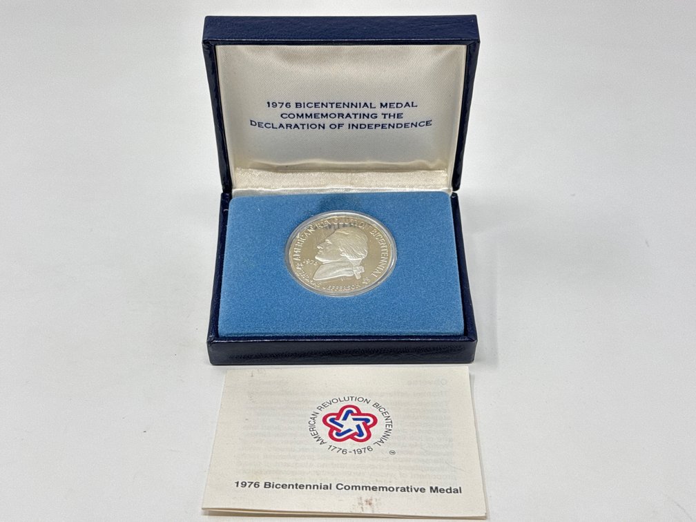 1976 Bicentennial Silver Medal Commemorating the Declaration Of Independence 