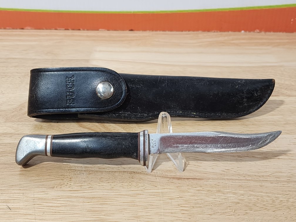 Buck 102 USA Fixed Blade Knife w/ Sheath 