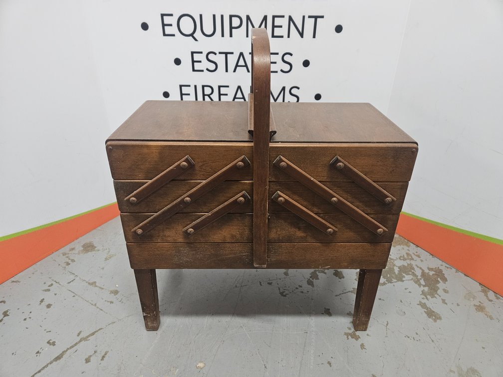 Sewing Supply Box Measures - 24" Tall × 20" Wide × 10.75" Deep W/Contents 