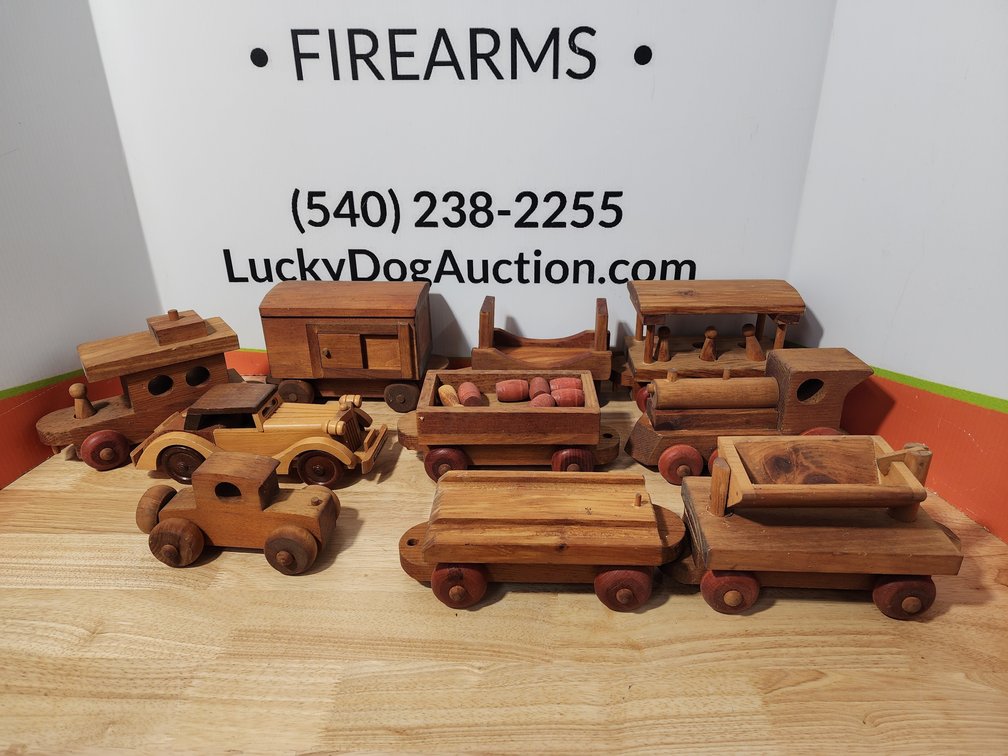Wooden Train Set - Wooden Cars (2)