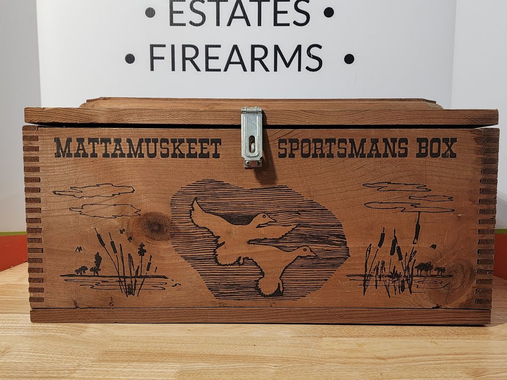 Mattamuskeet Wooden Sportsmans Box Measures 11.5" Tall x 23" Wide x 9" Deep