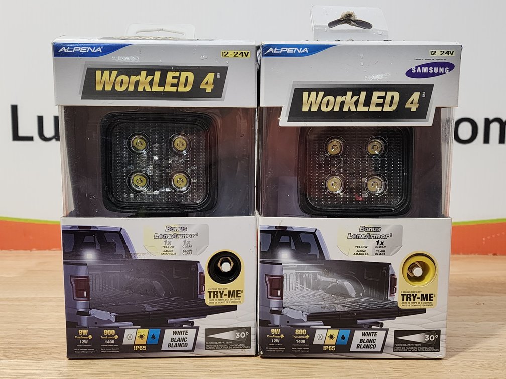 Alpena Workled 4 Lights (2) Included (Sealed)