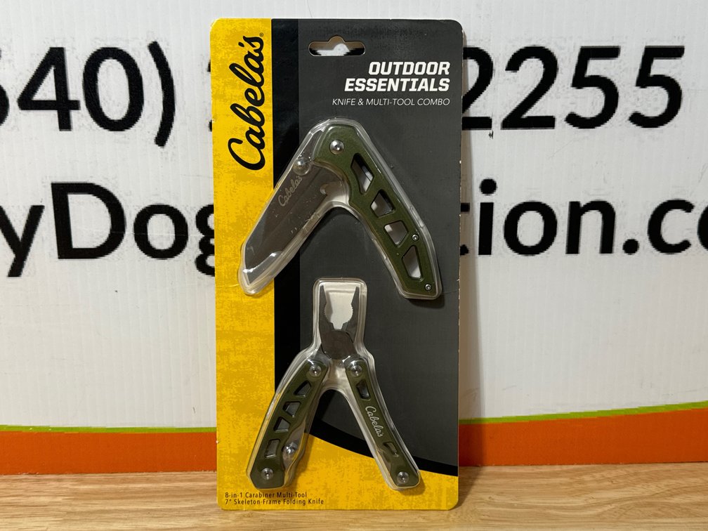 Cabelas Outdoor Essentials Knife and Multi Tool Combo (Unused)