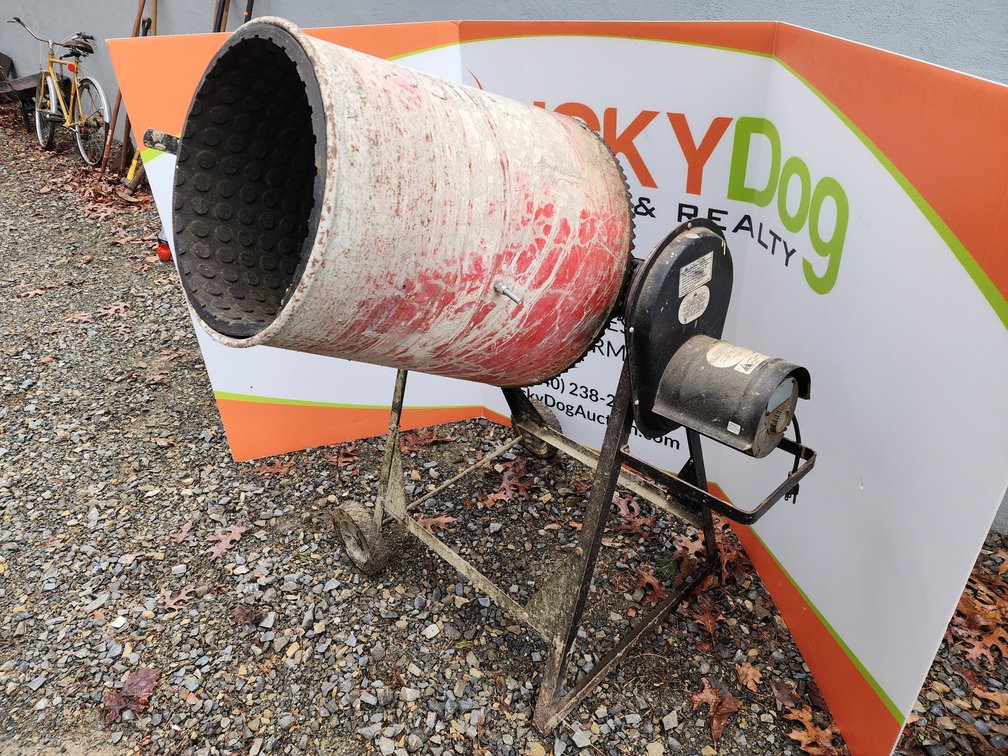 Red Lion RLX-3 Electric Cement Mixer - Worked when Tested 