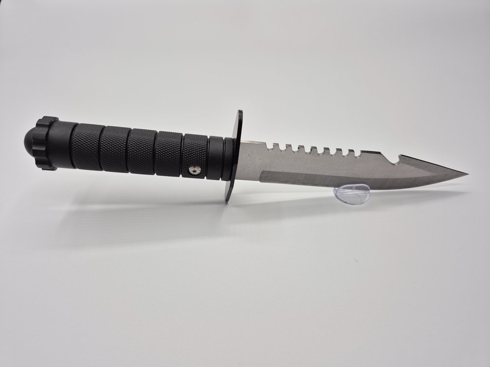 Fixed Blade Survival Knife Measures - 11" Long