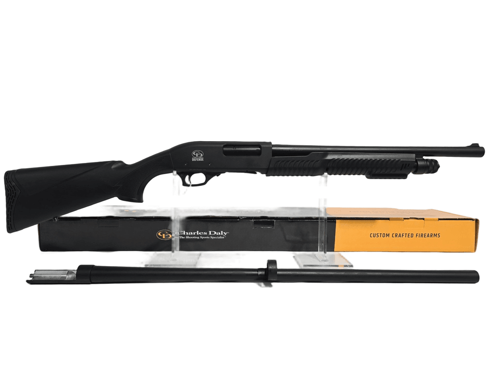 Charles Daly Model 301 - (2) Barrels, 18" and 28" - Both Barrels Threaded For Chokes - (3) Chokes Included - Serial MRTK24M6158
