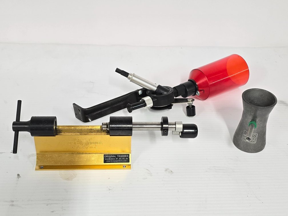 Lee Precision Powder Measure - RCBS Powder Trickler - Forster Case Trimmer