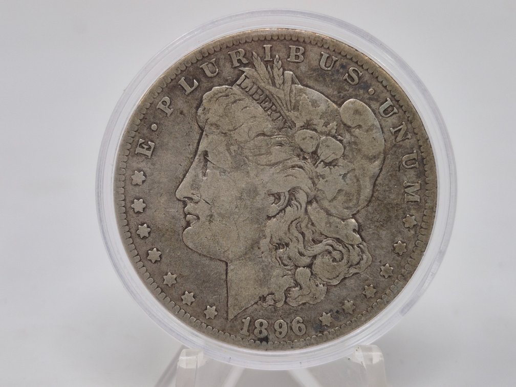 1896 Morgan Silver Dollar O Mint W/Hard Plastic Case