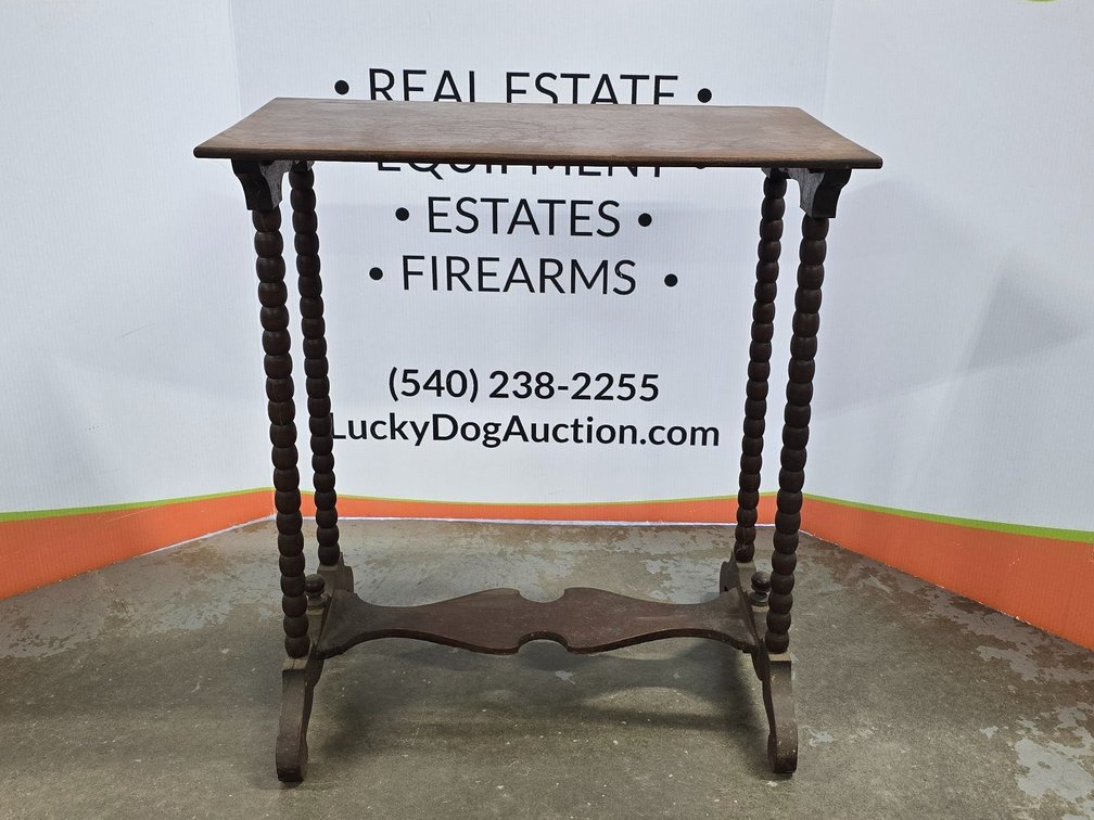 Side Table w/ Twist Legs - 27" T x 25" W x 15" D