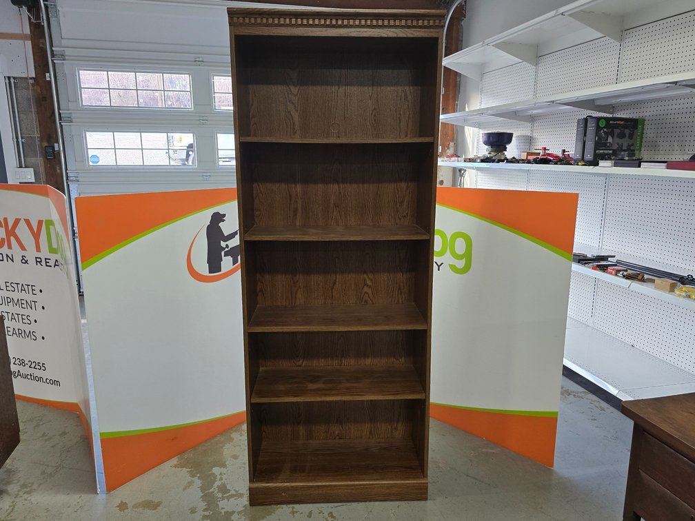 Wooden Bookshelf - 5 Shelves - 72" T x 29" W x 12" D