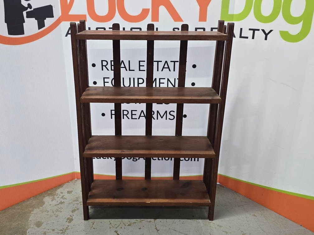 Wooden Passage Bookcase - 34" T x 24" W x 9" D