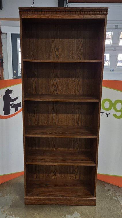 Wooden Bookshelf Measures - 72" Tall × 28" Wide × 12" Deep