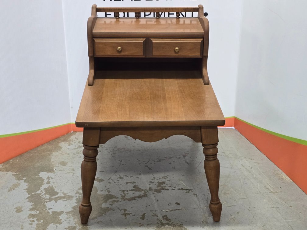 Maple 2 Tier Side/End Table w/ Drawer - 26" T x 27" L x 20" W