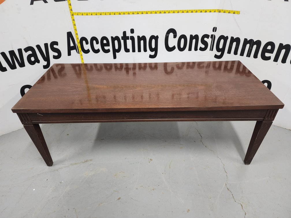 Coffee Table Measures 15" Tall x 41.5" Wide x 17.5" Deep